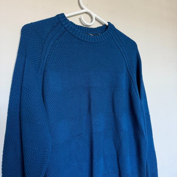 Lands End Drifter Mens Sweater Medium 38-40 Blue Red Crewneck Preppy Bundle Lot - Picture 4 of 11